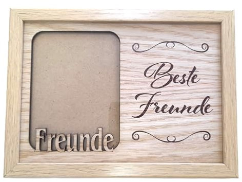 power gift Beste Freunde - Bilderrahmen für jeden Anlass. Fotorahmen. Einmaliges Geschenk für Freunde, Kollegen, Schul- oder Studiumfreunde.