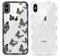 Yoedge 2 Stück Transparent HandyHülle für iPhone X/iPhone XS Hülle Schmetterling 5,8, TPU Silikon Schutzhülle für iPhone X Case 3D Schwarz Butterfly Muster Aesthetic Mädchen Frauen Durchsichtig Cover