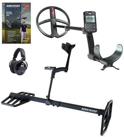 XP Metal Detectors XTR-115E with Deus II RC 11'' Metal Detector & WSAII-XL Wireless Headphones Bundle - deep Seeking Metal Detector with FMF Coils, Deus II Remote Control and S-Telescopic stem