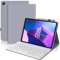 Keyboard Case for Lenovo Tab M10 (3rd Gen) 10.1, Wireless Detachable Bluetooth Keyboard with Protective Cover for Lenovo Tab M10 3rd Gen 10.1 Inch 2022 (TB-328FU/TB-328XU) Tablet, Lavender Purple