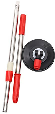 minkissy Mop Replacement Pole Stainless Steel Mop Rod Extension Handle Spin Tool