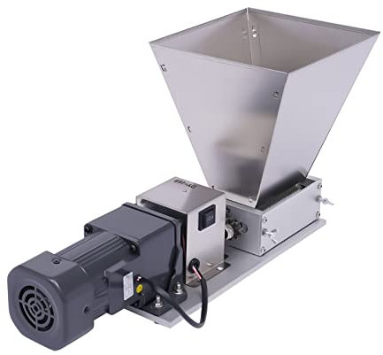 PUDLOR Getreidemühle Elektrisch, Multifunktionsschleifer, Kornquetsche, Walzenmühle Getreidemühl, High Speed Edelstahl Graingrinder, für Gewürze, Nüsse, Getreide