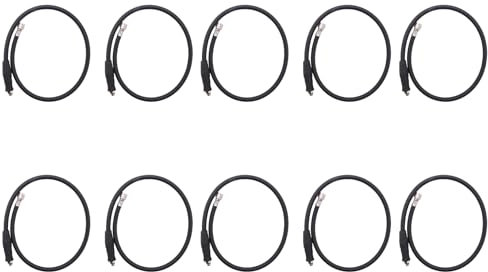Haztholf 10 x Tauchschlauch BCD für mittleren Druck, Atemregler für Tauchen, 2. Messgerät