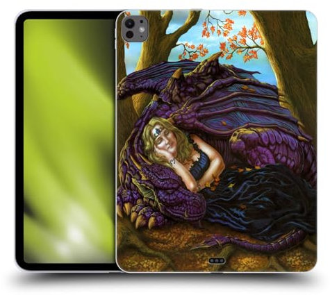 Head Case Designs Offizielle Ed Beard Jr Flucht Zum Land Der Herren Drachen Freundschaft Soft Gel Handyhülle Hülle kompatibel mit Apple iPad Pro 13 M4 2024