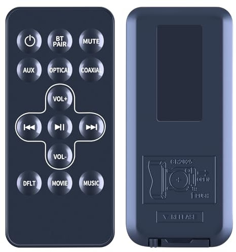 New 105000784 Replacement Remote Control Compatible with Logik L32SBIN16 Soundbars Remote Controller