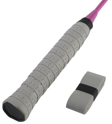 Hrlace 2 Stück Griffband Tennisschläger Anti-Rutsch Overgrip mit Anti-Schweiß Technologie 9 Farben Selbstklebendes Griffband Universell für Tennisschläger, Badminton, Squash Grün
