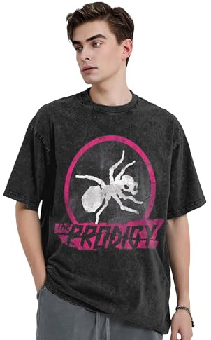 The Pro*digy Band Shirt Kurzarm Rock Band T-Shirt für Herren - Klassisches Druckdesign 100% Baumwolle Musik T-Shirts Atmungsaktiv Geschenk für Fans, Prodi-11, S