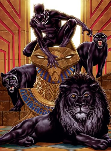 Buffalo Games - Marvel - Black Panther (Vol. 6) #1 Variante - 1000 Teile Puzzle für Erwachsene herausforderndes Puzzle perfekt für Spieleabende - Fertige Puzzle-Größe ist 26,75 x 19,75