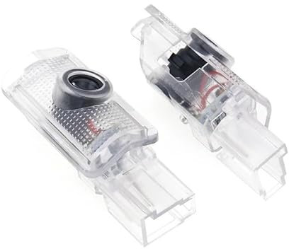 KYPSZQPSH Projecteur laser de bienvenue à LED for portière de voiture, compatible avec les modèles R, GL, ML, Classe M, X164, W215, W164 4MATIC, ML300, ML500, R300, R320(For Mercedes logo)