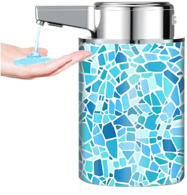 Automatic Soap Dispenser,Hand soap dispenser, USB Rechargeable with Infrared Motion Sensor for Bathroom, Kitchen(Mirror Lake)