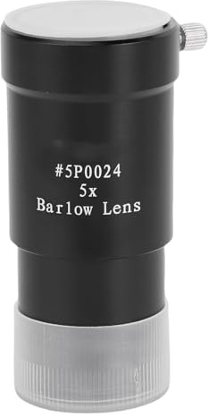 Elprico Barlow Lens 5X, 1.25 Inch Barlow Lens with Multi Coated Broadband Full Film, Telescope Accessories for Telescope Eyepiece