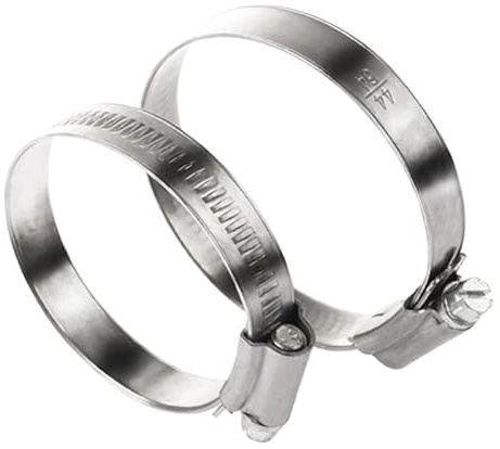 1-10 Stück 8-320 mm Edelstahl-Schlauchschellen (britischer Stil) Wasserrohrschellen Feuerwehrschlauchschellen(10-16mm(10pcs))