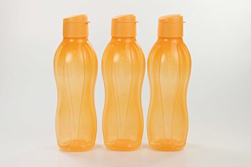 TUPPERWARE To Go Eco 750 ml orange (3) Trinkflasche Klipverschluss Eco