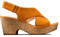 Clarks Femme Maritsa Lara Sandales Bride arrière, Jaune (Amber Suede Amber Suede), 39 EU