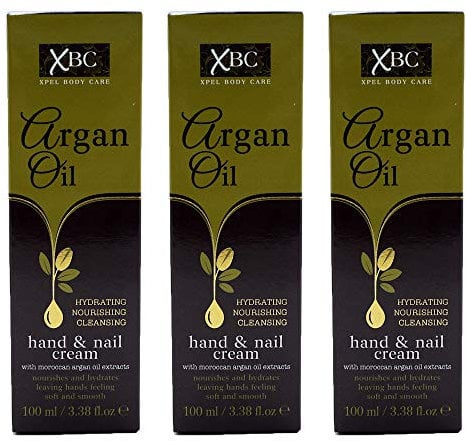 XBC Argan Oil Hand & Nail Cream 100ml – Choose Quantity (3x100ml)