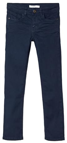 NAME IT Herren nkmtheo twitop broek noos Hose, Dark Sapphire, 146 EU