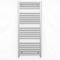 450mm Wide Chrome Heated Bathroom Towel Rail Radiator For Central Heating Elegant UK (450mm x 1200mm (h))