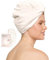 Kitsch Asciugamano per capelli in microfibra da donna, asciugamano in microfibra, super assorbente, ad asciugatura rapida, anti-crespo, per capelli lunghi e corti, turbante da donna, avvolgimento per