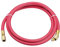 sourcing map Charging Hose Tube, 1/4 SAE Thread 4.92Ft Length 500PSI Tube, for Home Air Conditioner Refrigeration Maintenance, Red