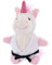BAY Einhorn Schlüsselanhänger Kampfsport Karate Plüschtier Stofftier Taekwondo Judo Glücksbringer Maskottchen Kickboxen MMA Krav Maga Kinder Erwachsene