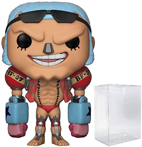 Funko POP One Piece - Franky Vinyl Figure (Bundled with Compatible Box Protector Case) Multicolor 3.75 inches