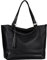 TOM TAILOR, ISA, Damen, Shopper mit Reisverschluss, L, Schwarz