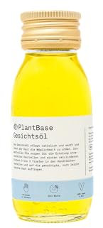 PlantBase Gesichtsöl 60ml, beruhigendes Gesichtsöl für empfindliche Haut mit Jojobaöl, Arganöl & Kamille, 100% natürliche Inhaltsstoffe Bio & Vegan, Hautpflege & Anti-Aging-Effekt