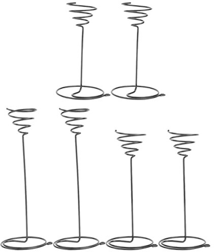BESTonZON 6 Stücke Luftpflanzen Halter Edelstahl Tillandsia Halter Air Plant Vase Luftpflanzen Ständer Luftpflanzenhalter Hängenden Metall Halter Pflanzgefäß Tischdeko für Tillandsien Luftpflanzen