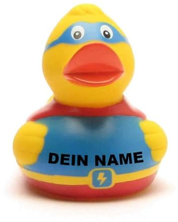 Badeente - personalisierbar (Superduck Ente)