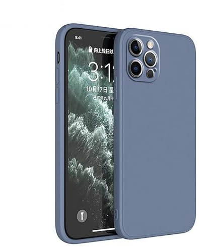 nulala Phone Case for iPhone 8 Plus, Shockproof Liquid Silicone Protective Case with Soft Anti-Scratch Microfiber Lining Ultra Slim Phone Cover for iPhone 8 Plus, Grey