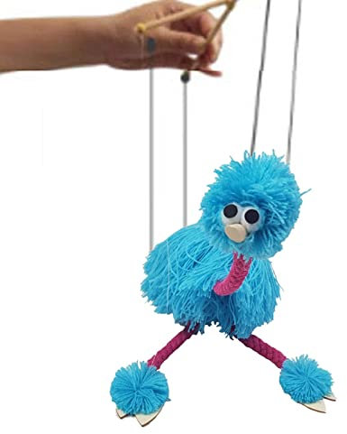 Halatua pájaro con Cuerdas - Marionetas Hilo para niños,String Doll Juego al Aire Libre y en el hogar Marionetas Animales Mano para niños