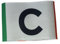 Captain Italien Armband/ID-Armband/Italienische Nationalmannschaft, elastisch, Unisex, geeignet für verschiedene Sportarten (Unisex: 8 x 30 cm, Italien)