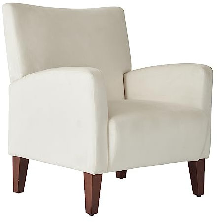 Sepnine Sessel Wohnzimmer, Loungesessel, Relaxsessel bequem mit Armlehnen, Lesesessel für Schlafzimmer mit dickem Polster, Massivholzbeine
