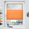 Plissee ohne Bohren Klemmfix Orange 65x120cm(BxH) Plissees Plisseerollo Blickdicht Jalousie Faltrollo Rollos für Fenster & Tür