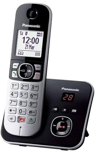 Panasonic Telefono Cordless KX-TG6861JTB Nero/Bianco
