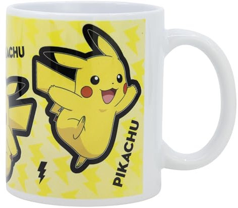 Tasse en céramique de sublimation de 325 ml dans une boîte cadeau Pokemon Picachu