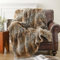 AMZZHAO Flauschig weiche Kuscheldecke Felldecke Tagesdecke Felloptik Webpelzdecke Überwurfdecke Fellimitat Gemütlich Weich Flauschig Dick Elegant,für Sofa und Bett