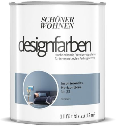 Schöner Wohnen Designfarbe Inspirierendes Horizontblau 1 Liter