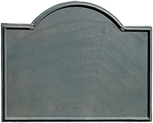Lunaway – Placa Decorativa Deco de Hierro Fundido para Revestimiento de Chimenea | Grosor 1 cm (80 x 60 cm)