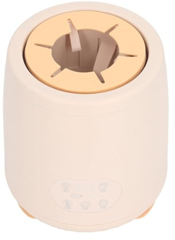 Electric Baby Milk Bottle Shaker, Hands 5 Levels Timing Automatic 360 Degree Baby Milk Bottle Shaker Heating for Home for Toddlers (Beige)