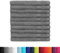 BaSaTex - Handtuch Set für Gäste 10er Pack - Frottee-Handtücher mit Aufhängeschlaufe aus weicher Baumwolle in 30x50cm - Waschtücher für Gäste Öko-Tex Standard 100 Zertifiziert - Anthrazit