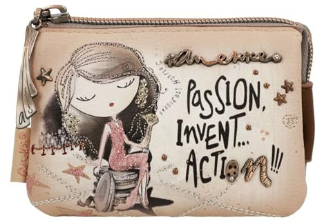Anekke Hollywood 3 Compartment Coin Purse Multicolor