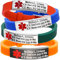 UNICGIFT Medizinisches Notfall-Armband, doppelseitig, personalisierbar, personalisierbares Armband für Damen, Sicherheitsverschluss, Einstellbar, Edelstahl, Kein Edelstein