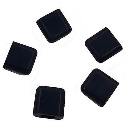 Air Fryer Rubbers Bumpers Fit Power Air Fryer Crisper Plate Air Fryer Parts Protective Covers for Air Fryer Grill Silicone Rubber Tabs Anti-Scratch Protective Covers Kitchen Gadget Accessories