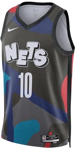 Nike Herren NBA City Edition Swingman Jersey Basketball Trikot Farbe: Nets/Simmons/Schwarz (011); Größe: S