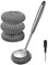 Metal Dish Washing Brush - Stainless Steel Dish Brush with Handle, Reusable Steel Dish Brush | Stainless Steel with Strong Cleaning Capacity