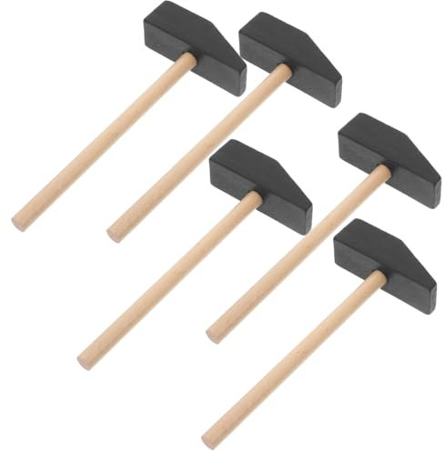 JOINPAYA Kleiner Holzhammer Satz Für Kinder Aus Massivem Holz Kleiner Sicherer Spielzeughammer Für Kreative Bastelprojekte Und Bausteinbau Zu Hause Für Schule