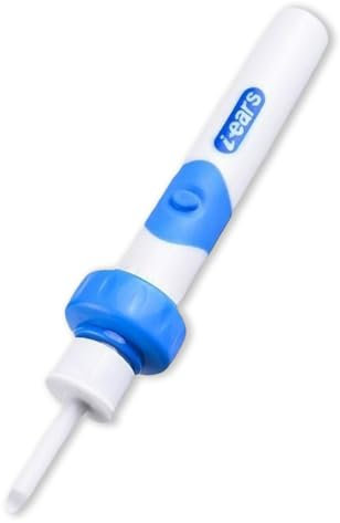 Oroclear Ohrenschmalz-Sauger, Oro Clear, Otoset Ear Cleaning KopfhöRer, Ohrenreiniger, Ear Cleaner mit 2 Waschbaren ErsatzköPfen und Batterie (1Pcs)