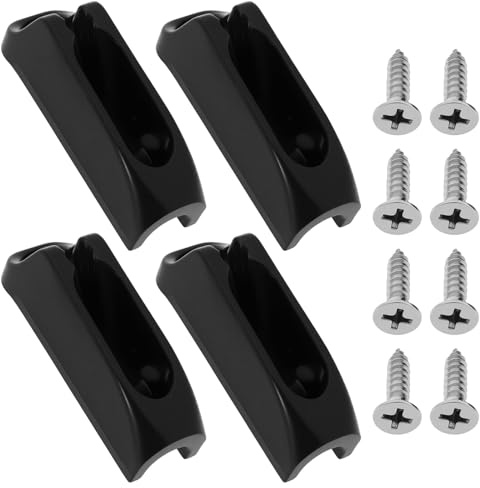 LT Easiyl 4 Stücke Boot Jam Cleat Self-Lock Seil Klampe mit Schrauben Geeignet für Seile Innerhalb Von 4mm