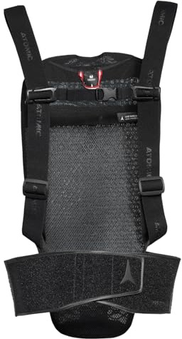 Atomic Live Shield AMID Lite Vest I Protektorenweste mit AMID-Technologie für maximalen Schutz I Ergonomischer Rückenprotektor aus atmungsaktivem Mesh I Ski-Schutzweste mit Taillengurt
